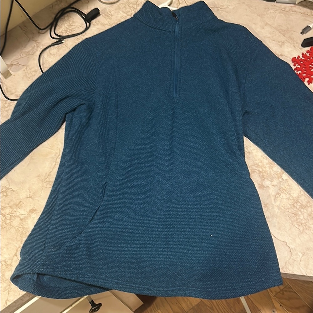BCG Teal Women's Cowl Neck Sweater